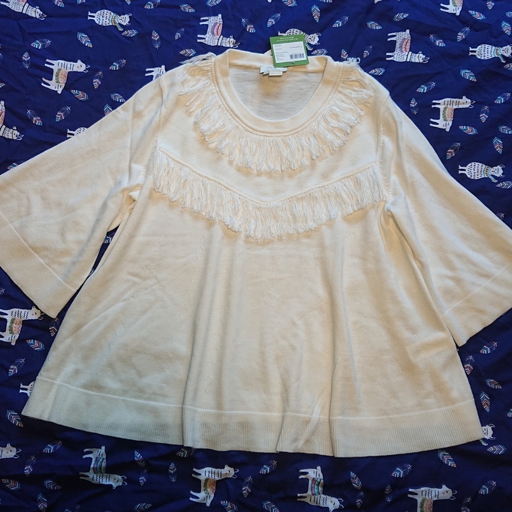 Kate Spade 3/4 sleeves Wool Pullover